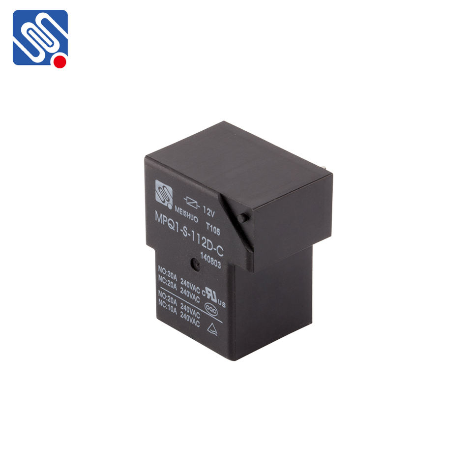 Meishuo MPQ1-S-112D-C-6 Sealed 12v 30a 5pin 6pin 10a 240v Sensitive Relay with 6 Terminal