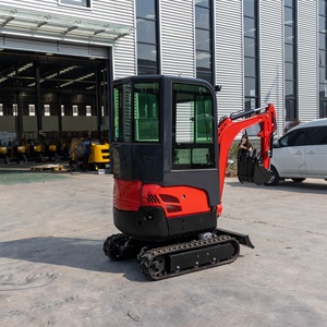 1.8 Ton Compact Excavator with Cabin Quick Coupler Dozer Blade Rubber Tracks - Product Image 5