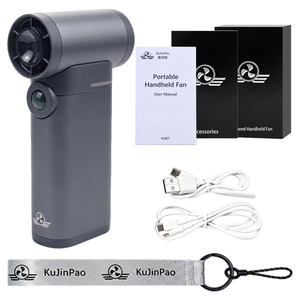 7500 RPM High Speed Portable <b>Handheld</b> <b>Fan</b> 60000mAh Battery Rechargeable Turbo <b>Fan</b> with Power Bank for Travel Office Outdoor - Product Image 6
