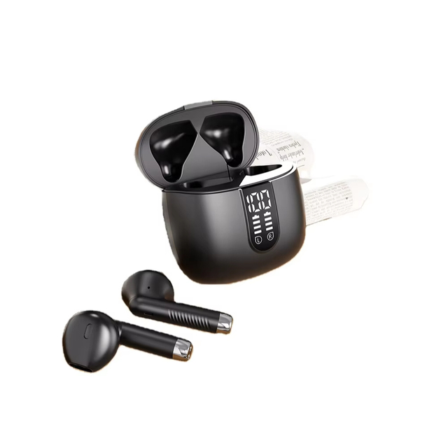 Free Sample True Wireless Earbuds LED Display for V5.3 In-Ear Headphones Type-C Fast Charging Case ANC IPX4 Waterproof