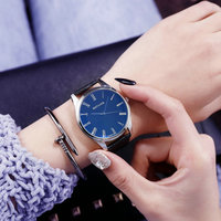 Montres en Cuir pour Amoureux, Grandes et Petites, Occasionnelles, Style Western, Montre de Couple Homme avec Logo, Verre Dôme, Mouvement à Quartz