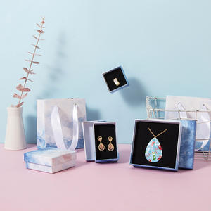 Internet Celebrity Jewelry <b>Box</b> Earring Necklace Ring <b>Bracelet</b> Display <b>Box</b> Literary Jewelry Packaging <b>Box</b> Large Quantity Discount - Product Image 4