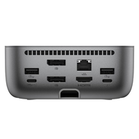 Station d'accueil Thunderbolt 4 G6 280W, station d'accueil pour ordinateur portable USB-C 40 Gbps avec double DP 1.4, 2.5 GbE, affichage quadruple