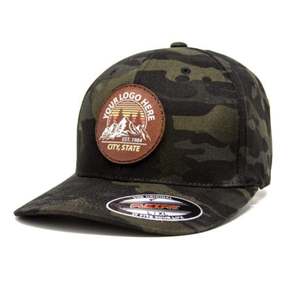 Casquettes Trucker Richardson 112 brodées de haute qualité à 6 panneaux en maille avec logo personnalisé et patch brodé pour la pêche - Product Image 3
