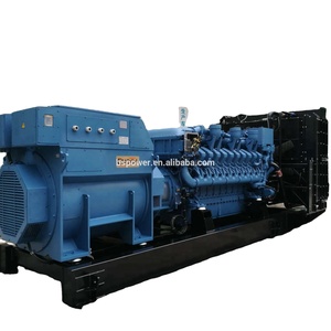Weichai 13.8kv generatore diesel olio combustibile pesante ad alta tensione 3mw centrale elettrica