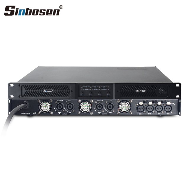 1000 Watts 4 Channel Professional Class d Power Amplifier Audio