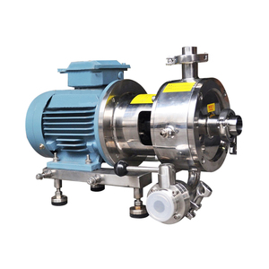 Pompe émulsifiante à cisaillement élevé, homogénéisateur mélangeur 3 étages stator-rotor pour liquides alimentaires, cosmétiques et chimiques - Product Image 2