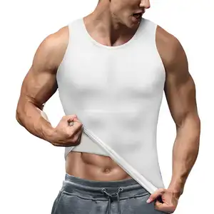 Kompression Tank Top Unterhemden Veste Slim Homme Body Weste Abs Compression Shirt für Männer Slim Body Shaper Weste