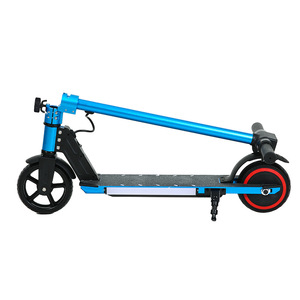 65-inch Two-Wheel Electronic Outdoor <b>Scooter</b> for Children; Portable Foldable Design Steel Frame PVC Wheels 12km/h ES601 Compact - Product Image 6