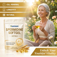 Extrait de germe de blé à marque privée 1% Spermidine NMN Capsules Quercétine EGCG Prix Suppléments à base de plantes Halal OEM Gélules de Spermidine