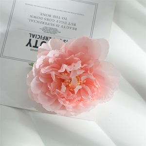 Tocado de Flores de Peonía Simuladas de 10 cm, Flor de Seda, Accesorio para el Cabello DIY, Decoración de Bodas, Kit de Materiales para Manualidades - Product Image 2