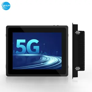 OEM sağlam Tablet PC fansız tüm bir bilgisayar I3 I5 I7 IP65 10 inç dokunmatik Panel PC endüstriyel dokunmatik ekran gömülü PC