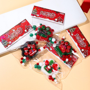 Jouets de Noël à presser au design attrayant, Slime solide en colle souple avec griffe de chat, pour le soulagement du stress de Noël, sensation de pincement réaliste - Product Image 3