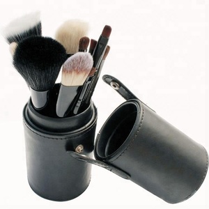 Logo personnalisé Ensemble de pinceaux de maquillage 12 pièces avec poudre Kabuki et fond de teint mélange poils d'animaux pour le visage - Product Image 5