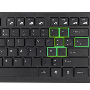 <span class=keywords><strong>Clavier</strong></span> filaire USB standard VCOM pour ordinateur, prise espagnole, prêt à l'emploi pour l'Espagne, l'Argentine, le Pérou, le Mexique - Product Image 5