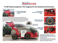 Scooptram: Configuración flexible y adaptable. Compacto y fácil de operar. Para minería subterránea a pequeña y mediana escala.