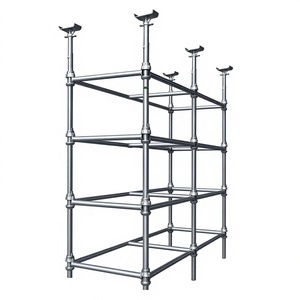 นั่งร้านเหล็กแบบคัพล็อคสำหรับงานอุตสาหกรรม ชุบกัลวาไนซ์ แข็งแรงสูง กันน้ำ ป้องกันการกัดกร่อน สำหรับโครงการก่อสร้างผนังโรงแรม - Product Image 1