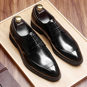 Zapatos Oxford de Moda para Hombre 2025 - Zapatos Formales de Negocios con Cordones de Cuero para Caballero - Zapatos Casuales de Alta Calidad para Otoño que Aumentan la Estatura - Product Image 2