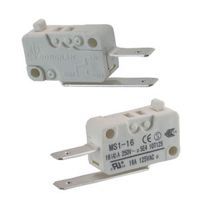 Interruttore a Pulsante DONGNAN con Asta Lunga Dritta, 16A 250VAC 5A 150VAC, <span class=keywords><strong>2</strong></span> Pin, Interruttore a Bilanciere Certificato CE - Product Image 2