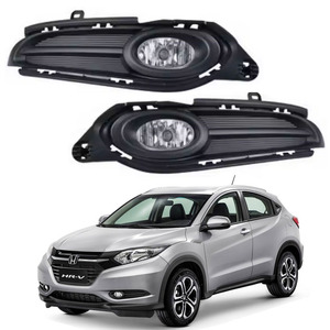 Luces de conducción antiniebla delanteras para Honda Vezel HR-V <span class=keywords><strong>HRV</strong></span> 2015 <span class=keywords><strong>2016</strong></span>, con cubierta de rejilla y arnés de cableado de interruptor - Product Image 1