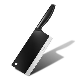New forged all-steel sharp kitchen <b>knife</b>, antibacterial black blade slicing <b>knife</b>, <b>bone</b> cleaver, meat chopping <b>knife</b>, chef's - Product Image 5