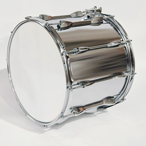 Tambour à main en acier inoxydable de 14 pouces, argenté, ergonomique, fabriqué à la main, vente en gros directe d'usine - Product Image 3