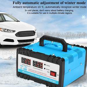 AUTSOME Cargador de Batería Eléctrico Universal de 12V/24V para Automóviles, Camiones, Barcos y Motocicletas - Product Image 2