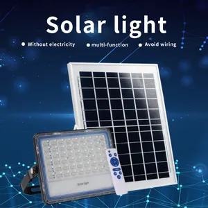 Hoge lumen IP65 Waterdichte Outdoor SMD ABS 100w 300w 400w solar led schijnwerper prijs Solar outdoor wandlamp Schijnwerpers