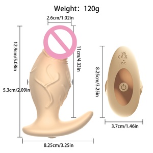 TOWAVE TO-36 - Tapón <span class=keywords><strong>Anal</strong></span> Vibrador de Silicona en Forma de Pequeño Gordino para Mujeres, para el Autoerotismo, Masaje y Cuidado Corporal - Product Image 1