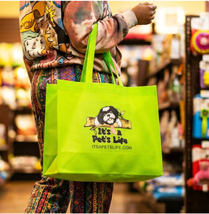Wholesale Custom Printed Eco Friendly Recycle <strong>Reusable</strong> Grocery PP Non Woven Fabric Tote <strong>Shopping</strong> <strong>Bags</strong> - Product Image 5