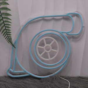 ป้ายไฟนีออนเทอร์โบแอลอีดีป้ายโรงรถไฟนีออนสำหรับผู้ชายถ้ำโรงรถซ่อมร้านค้าและสถานที่อื่นๆที่คล้ายกัน - Product Image 6