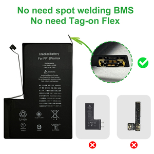 แบตเตอรี่แท้สำหรับ <span class=keywords><strong>iPhone</strong></span> 12 12pro 12mini 12promax รองรับระบบ <span class=keywords><strong>IOS</strong></span> ล่าสุด แสดงสถานะแบตเตอรี่ 100% ผ่านการถอดรหัส ได้รับมาตรฐาน CE FCC - Product Image 2