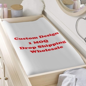 Cadeau pour les amoureux des chats Feuilles de table à langer unisexes pour le changement de couches 32 "x 16". - Product Image 5