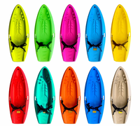 Kayak simple assis sur le dessus, 1.8m, bon marché, pour enfants et enfants, à partir d'un vrai Kayak jeune