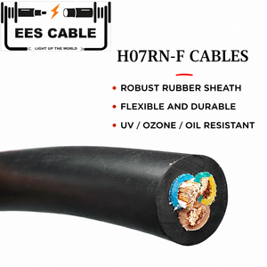 Cable de Goma VDE de 3 Núcleos H07RN-F, Cable H05RN-F H07RN-F SJTOW SEOOW SJEOOW 3G50mm2 H07RNF para <span class=keywords><strong>Europa</strong></span> y Alemania - Product Image 1