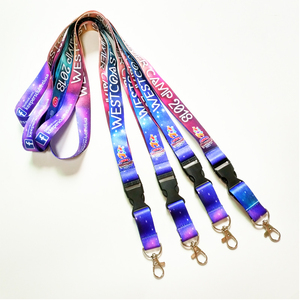 <strong>Lanyards</strong> with Logo Custom Cartoon <strong>Lanyard</strong> Neck Strap with <strong>Key</strong> Ring Double-Sided Full Color Print <strong>for</strong> ID Card Holder - Product Image 3