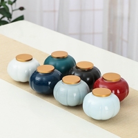 Pot à thé en céramique avec couvercle, design citrouille, logo personnalisé pour la maison
