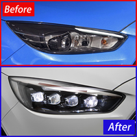 Ensemble de phares LED KGKB pour Ford Focus 2015-2017 MK3.5, haute qualité, 6000K, quatre lentilles de projecteur dynamiques, plug and play