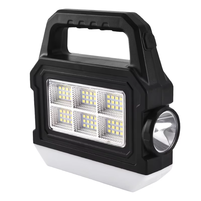 Multifunctional Rechargeable LED Solar Linterna Search Torch Light Handle Flashlight Lantern Emergency Camping Light