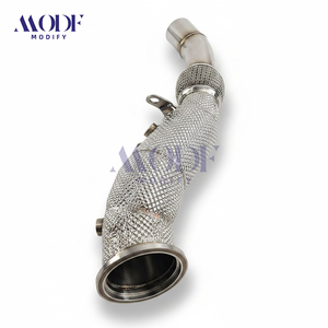 Downpipe Premium in Acciaio Inox T304 con Protezione Termica, Kit Tubo di Scarico Sportivo ad Alte Prestazioni per <span class=keywords><strong>BMW</strong></span> <span class=keywords><strong>B38</strong></span> 1.5T <span class=keywords><strong>F20</strong></span> F30 118i 318i - Product Image 4
