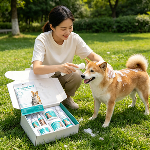 Juego <span class=keywords><strong>de</strong></span> Toallitas Desechables Ecológicas para Mascotas a Precio <span class=keywords><strong>de</strong></span> Fábrica al por Mayor, Toallitas Húmedas Biodegradables para <span class=keywords><strong>Perros</strong></span> y Gatos - Product Image 1