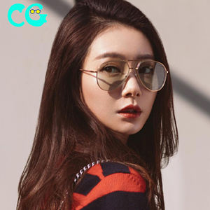 إطار نظارات معدني مزدوج الشعاع, إطار نظارات معدني مزدوج الشعاع 2019 جديد نظارات أوروبية وأمريكية عتيقة الاتجاه 0399 مرآة مسطحة - Product Image 1