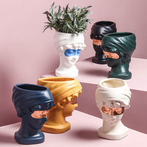 Edeco libaba & lanters eramic lowerpots otel Home ffice. - Product Image 4