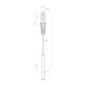 Sonda de Nivel Radar de Cerámica de Grado Industrial Original para WELLS51, Celda de Medición Hidrostática Estándar, Medición de Nivel 316L 0.2% - Product Image 3
