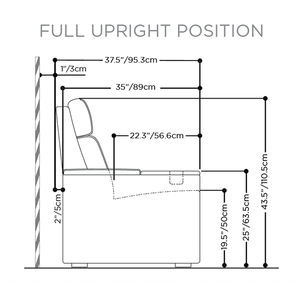 럭셔리 모던 확장 가능한 리클라이닝 마사지 홈 시어터 가죽 시네마 좌석 라운지 소파 두 컵 홀더 - Product Image 6