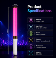 Longstargift - Iluminación LED Dinámica ILLIT para Conciertos Kpop, Control Remoto, Funciona con Batería, Interacción con el Público, Apoyo para los Fans, Gran Venta