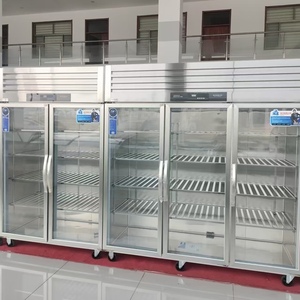 Cửa kính Tủ lạnh thương mại cho siêu thị tủ lạnh thương mại cửa kính Tủ lạnh đồ uống lạnh thực phẩm tươi <span class=keywords><strong>Showcase</strong></span> - Product Image 2