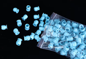 200PCS Tattoo Ink Cup <b>Holder</b> Silicone Pigment Stand Tray for PMU Microblading Permanent <b>Makeup</b> Workstation Tattoo Artist Use - Product Image 6