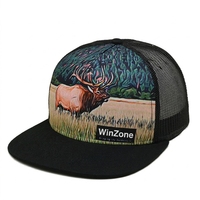 Gorra Trucker Vintage con Logotipo Personalizado, Gorra de Béisbol con Malla y Cierre a Presión, Visera Plana Negra, Gorra de Caza para Exteriores, Ajustable, Estilo Urbano