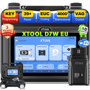 XTOOL D7W EU Machine à clés de voiture pour toutes les voitures, outil tout-en-un pour la codification et 39+ fonctions de réinitialisation - Product Image 1